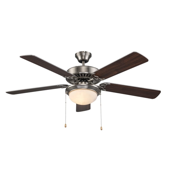 Trans Globe Lighting F-1022 Mateo 52" 5 Blade Indoor Ceiling Fan - Nickel