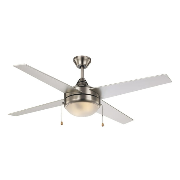 Trans Globe Lighting F-1024 Cappleman 52" 4 Blade Indoor Ceiling Fan - Nickel