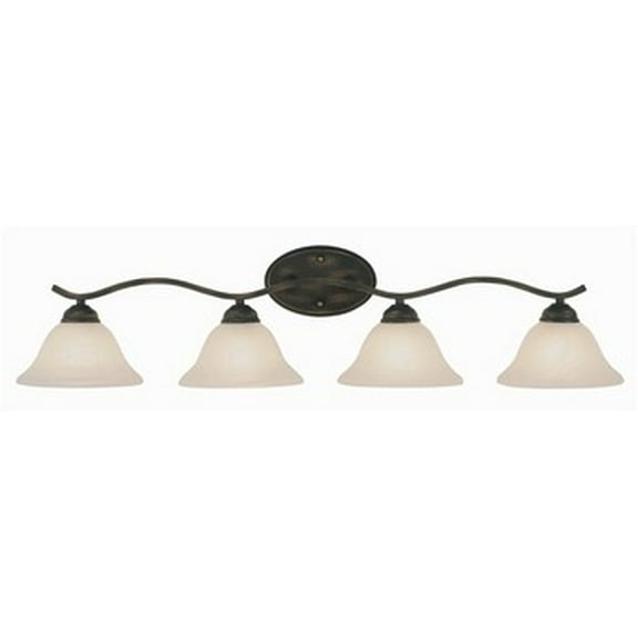 Trans Globe Lighting - Four Light Bath Bar-Rubbed Oil Bronze Finish