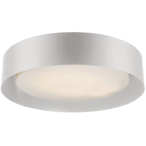 Trans Globe Lighting LED-30051 WH California 20" Wide Led Flush Mount Drum Ceiling Fixture