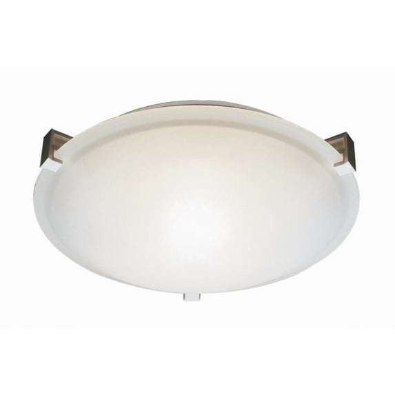 Trans Globe PL-59008 WH Es Flush Mounts 20in White Metal Glass 4-light