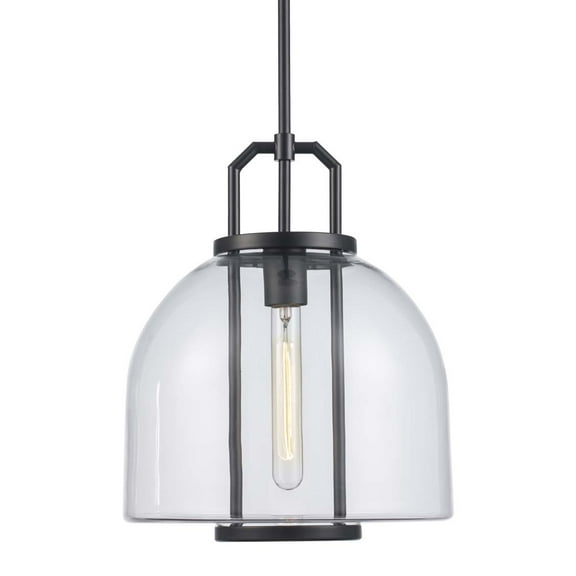 Trans Globe Lighting PND-2230 BK Rhapsody 12" Wide Pendant - Black