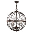 thumbnail image 1 of Bel Air Lighting Sequoia 4-Light Rubbed Oil Bronze Pendant, 1 of 2