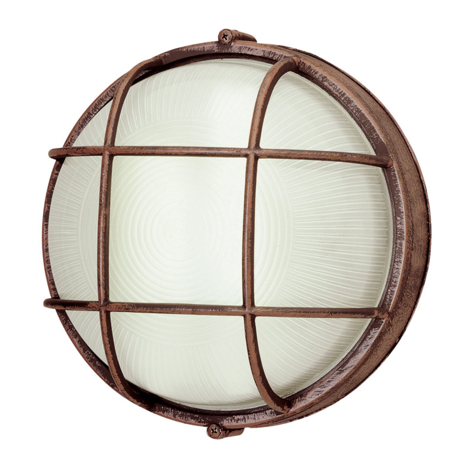 Trans Globe Lighting - The Standard - One Light Medium Bulkhead-Rust Finish - image 1 of 2