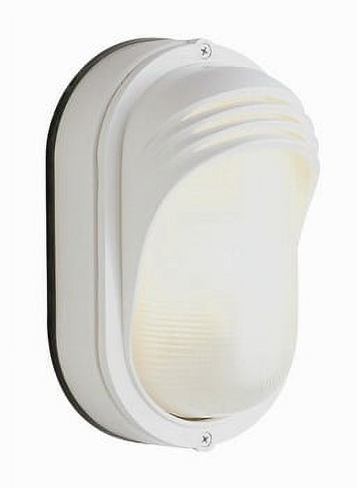 Trans Globe Lighting - The Standard - One Light Oval Bulkhead - Eye Lash-Black - image 1 of 2