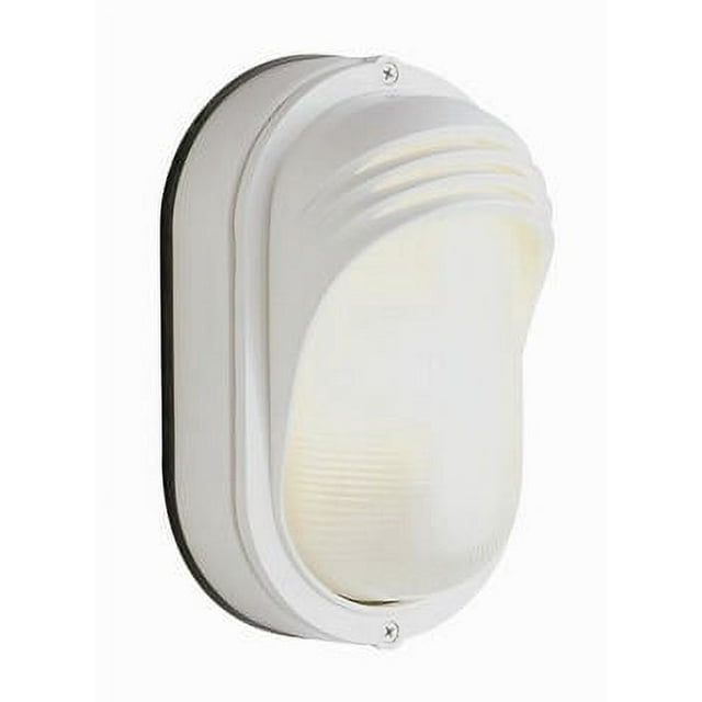 Trans Globe Lighting - The Standard - One Light Oval Bulkhead - Eye Lash-Black