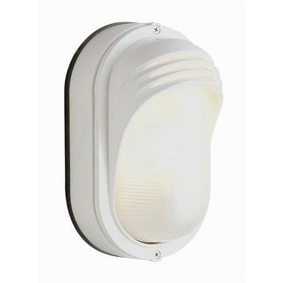 Open Box Trans Globe Lighting - The Standard - One Light Oval Bulkhead - Eye Lash-Rust