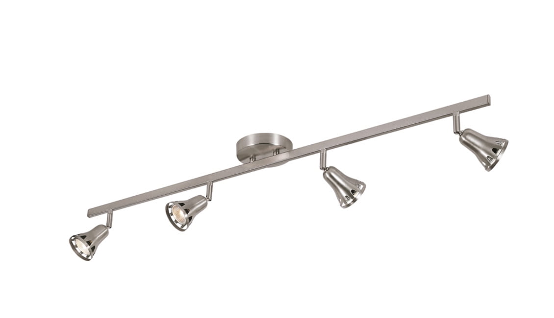 Globe Electric 59530 4-Light Track Lighting, Dark Bronze, Track