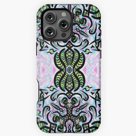 Trans Monster Insignia Pride Flag Phone Case for iPhone 16 15 14 13 12 11 Pro Max