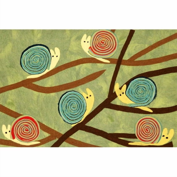 Visions III Snails Mat-Color:Green