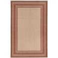 thumbnail image 1 of Trans-Ocean Imports CRES8842524 7 ft. 10 in. Square Liora Manne Carmel Multi Border Indoor & Outdoor Rug Wilton Woven Square Rug - Red, 1 of 7