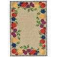 thumbnail image 1 of Trans-Ocean Imports FTP57240944 5 ft. x 7 ft. 6 in. Liora Manne Frontporch Fruits Indoor & Outdoor Rug - Multicolor, 1 of 2
