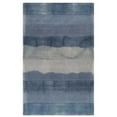 thumbnail image 1 of Trans-Ocean Imports PAZ46728633 42 x 66 in. Liora Manne Piazza Textured Stripe Indoor Hand Tufted Rectangle Rug - Navy, 1 of 3