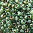 thumbnail image 1 of Trans Olivine Picasso 22 Grams Miyuki 8/0, Loose Seed Beads, 22 Gram, 1 of 1