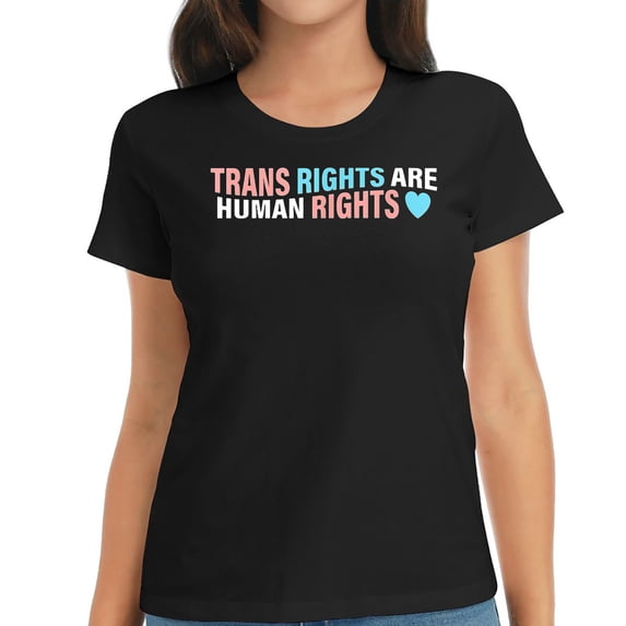 Trans Right Are Human Rights Shirt Transgender Lgbtq Pride T-Shirt