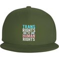 thumbnail image 1 of Trans Rights Activist Gift Transexual LGBT Trucker Hat for Men Baseball Cap Women Dad Hat Sun Hat Snapback Hat Black, 1 of 8