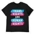 thumbnail image 1 of Trans Rights Are Human Rights Shirt, LGBTQ Protest Tshirt Black, 1 of 5