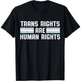 thumbnail image 1 of Trans Rights Are Human Rights T-shirt Black Medium, 1 of 4
