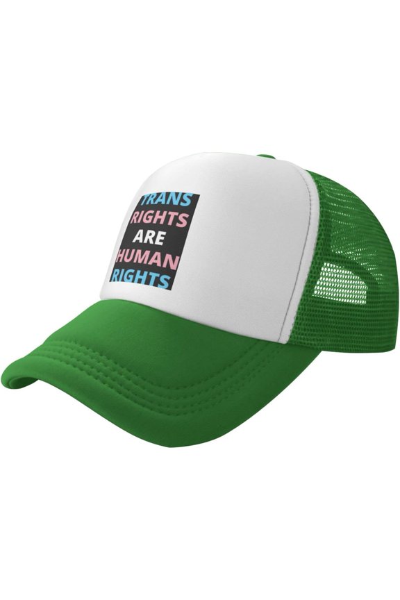Trans Rights are Human Rights LGBT Baseball Cap Men Hats Sun hat for Women Cowboy hat Dad Hat Trucker hat Black