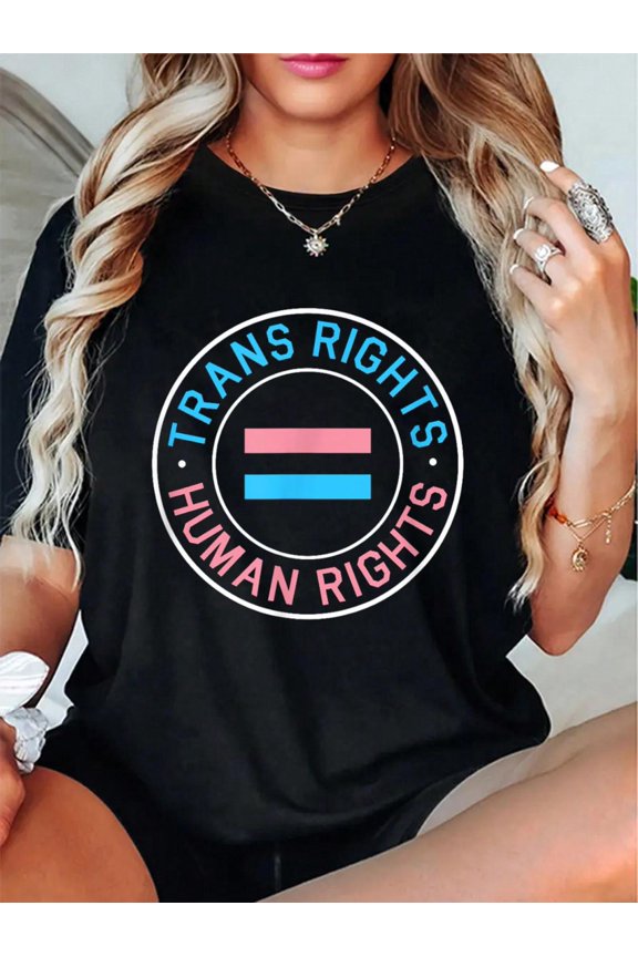 Trans Rights are Human Rights Protest T-Shirt T-Shirt