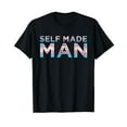thumbnail image 1 of Trans Self Made Man FTM Transgender Flag Support LGBTQ Gifts T-Shirt, 1 of 5
