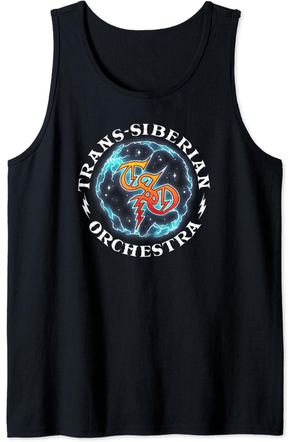 Trans-Siberian Orchestra – Lightning Logo Tank Top Size S-3XL