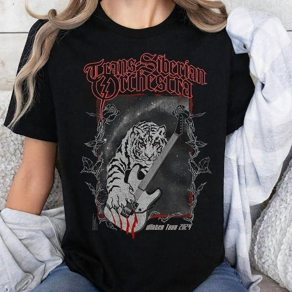 Trans-Siberian Orchestra – Tiger T-Shirt Unisex, Sizes S-5XL - Gategoo