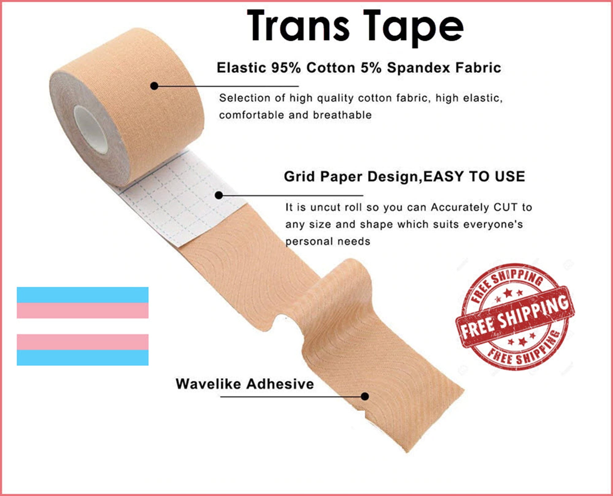 TAPE for FtM - Trans Tapes – male BOX