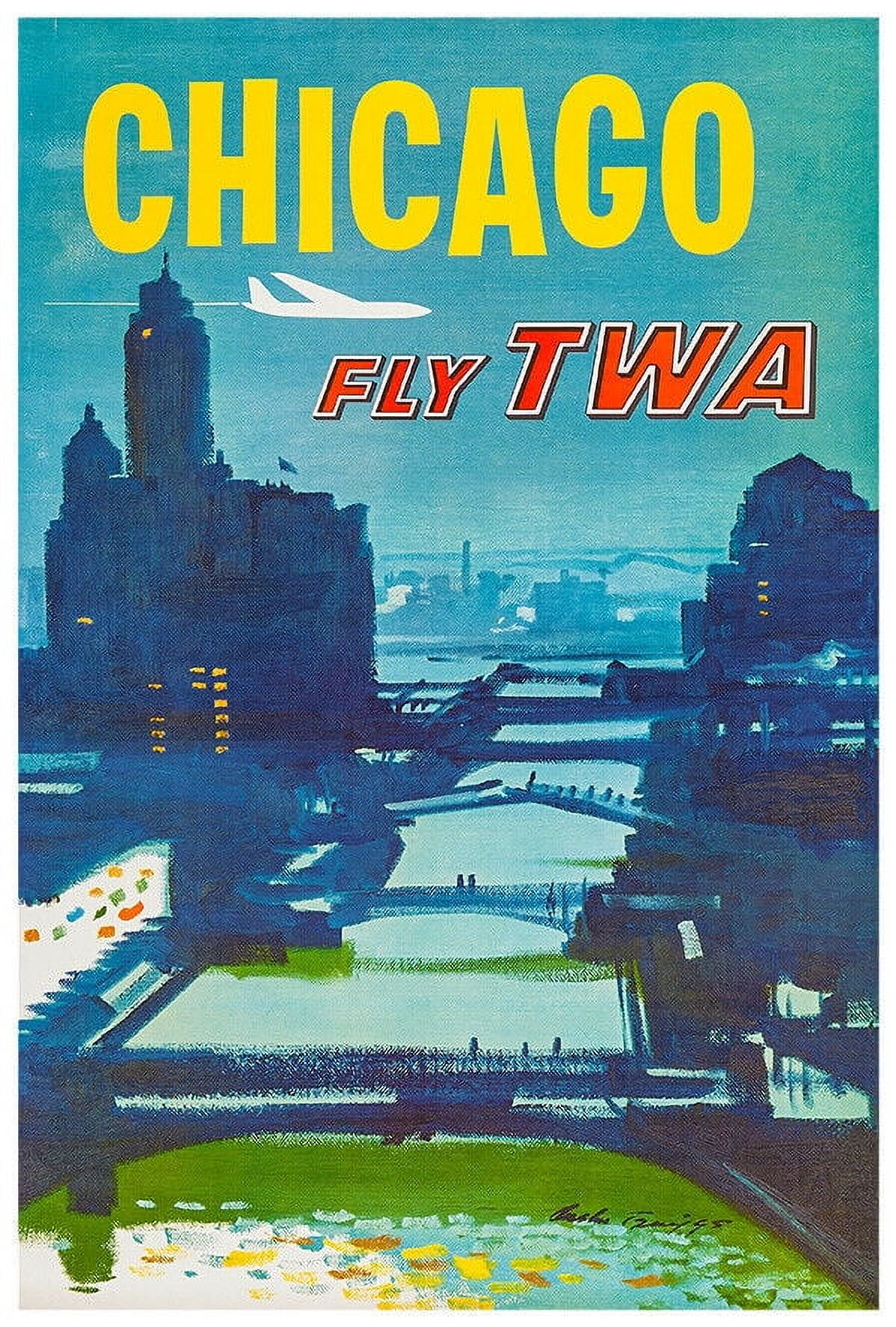 AIRLINES TWA ARIZONA Rvjl-POSTER HQ 40x60cm d'une AFFICHE VINTAGE