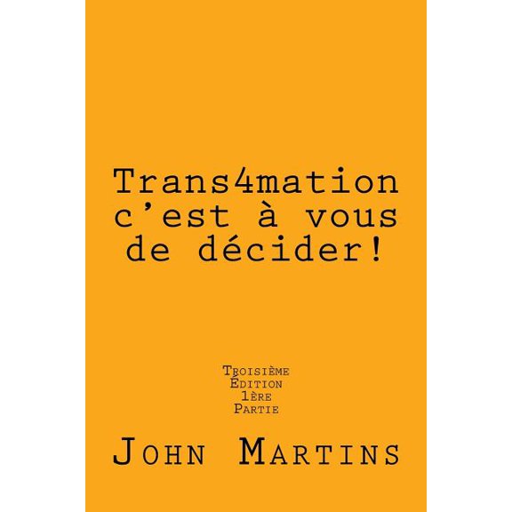 Trans4mation, c'Est (Paperback)
