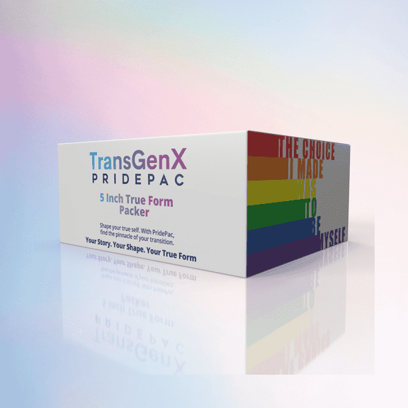 TransGenX PridePac 5" FTM Packer - Realistic, Soft, Comfort Fit for Transgender
