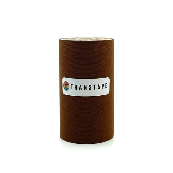 TransTape Latex Free Non-Medicated Chest Tape Roll, Brown