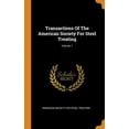 thumbnail image 1 of Transactions Of The American Society For Steel Treating; Volume 1 (Hardcover), 1 of 1