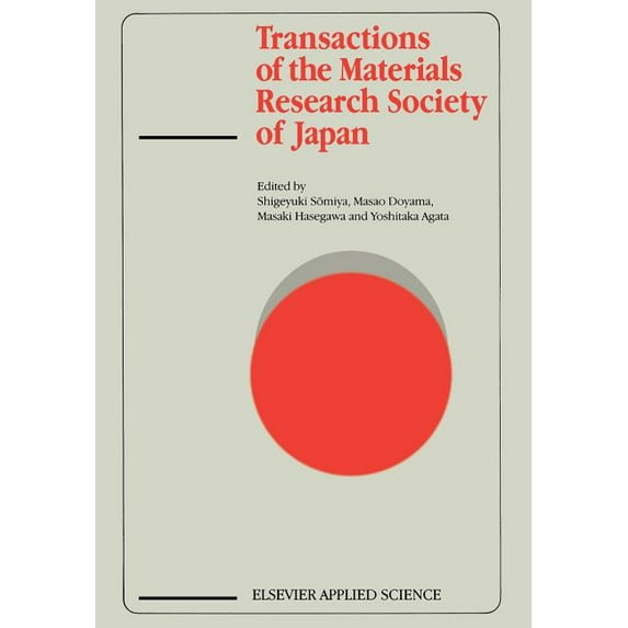 Transactions of the Materials Research Society of Japan, (Paperback)