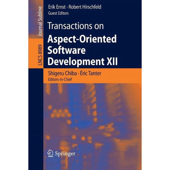 Transactions on Aspect-Oriented Software Development XII, (Paperback)