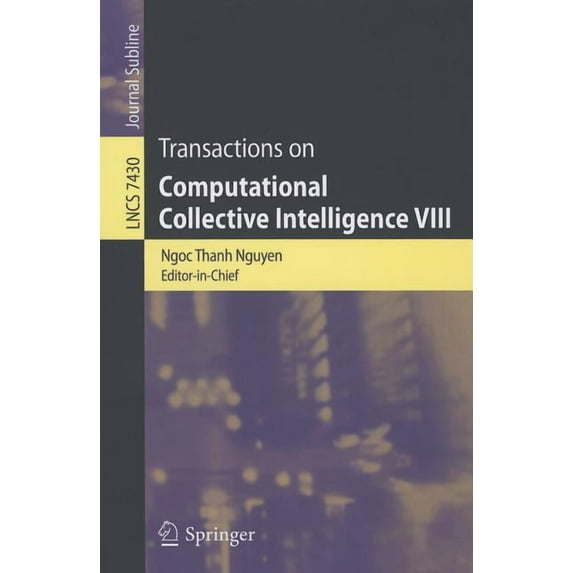 Transactions on Computational Collective Intelligence VIII, (Paperback)