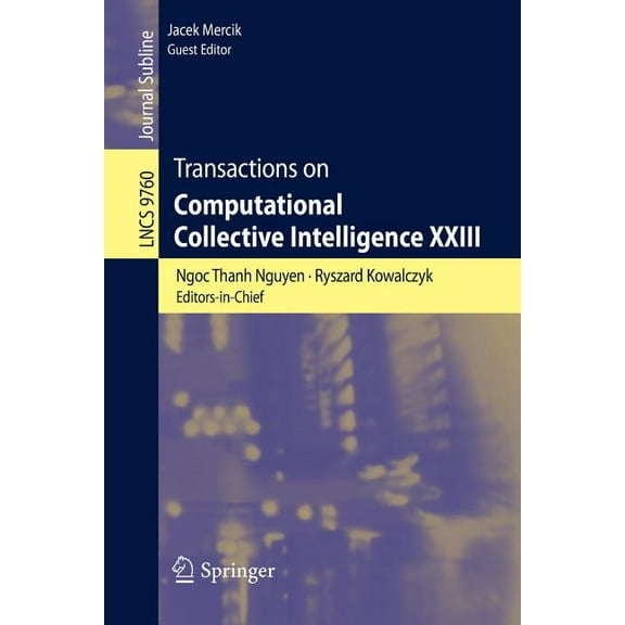 Transactions on Computational Collective Intelligence XXIII, (Paperback)