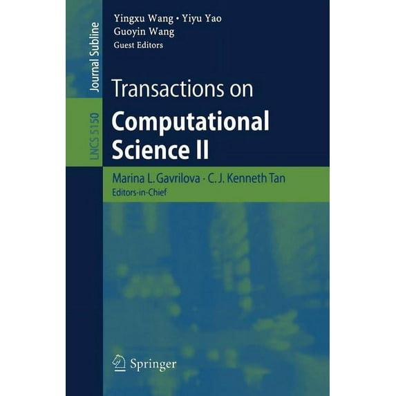 Transactions on Computational Science II: Journal Subline, (Paperback)