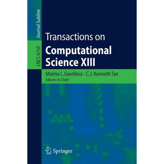 Transactions on Computational Science XIII, (Paperback)