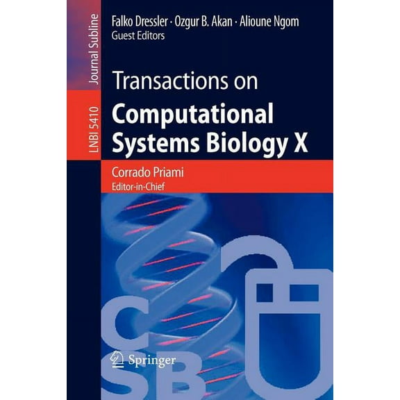 Transactions on Computational Systems Biology X, (Paperback)