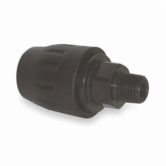 Tubing Fitting, 1/2" Tube Size, Polyamide, Black 6605 17 14