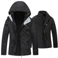 thumbnail image 1 of DC Diamond Candy Womens 3-in-1 Winter Jacket Waterproof Rain Coat with Hood Warm Fleece Ski Jackets, 1 of 8