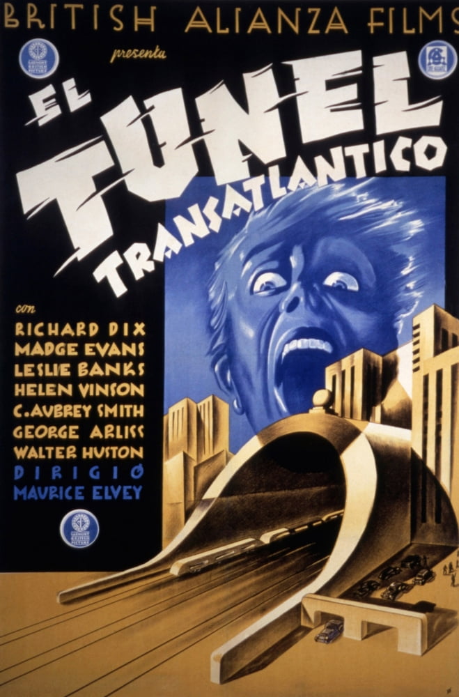 Transatlantic Tunnel Canvas Art - (11 x 17)