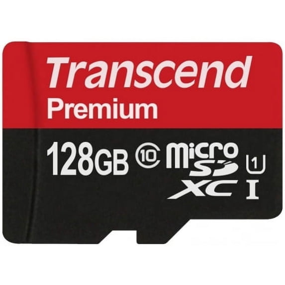 Transcend 128GB Memory Card for Galaxy A30s/A10s/A10e/A02s - High Speed MicroSD Class 10 MicroSDXC N2P Compatible With Samsung Galaxy A30s/A10s/A10e/A02s