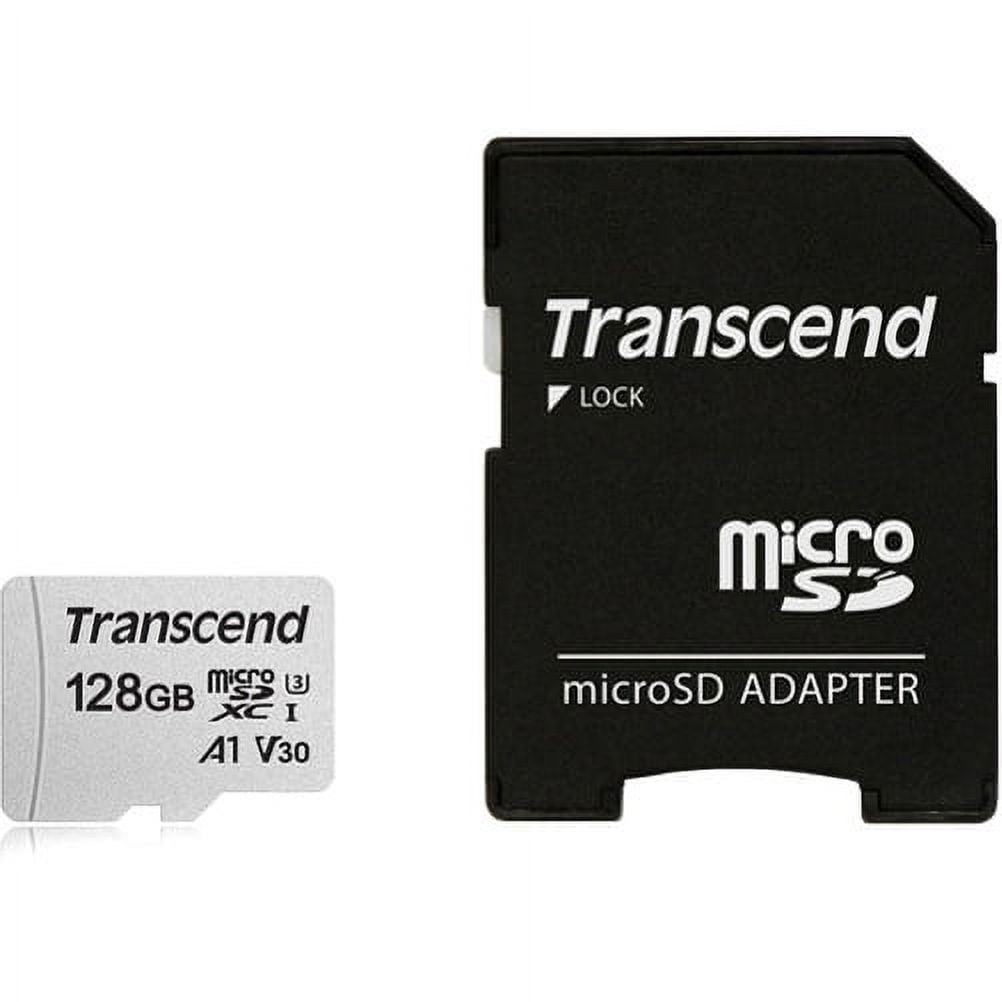 Transcend 128GB Memory Card for Samsung Galaxy Tab S10 Ultra (14.6" 2024)/Plus (12.4" 2024) - High Speed MicroSD Class A1 U3 MicroSDXC for Galaxy Tab S10 Ultra (14.6" 2024)/Plus (12.4" 2024)