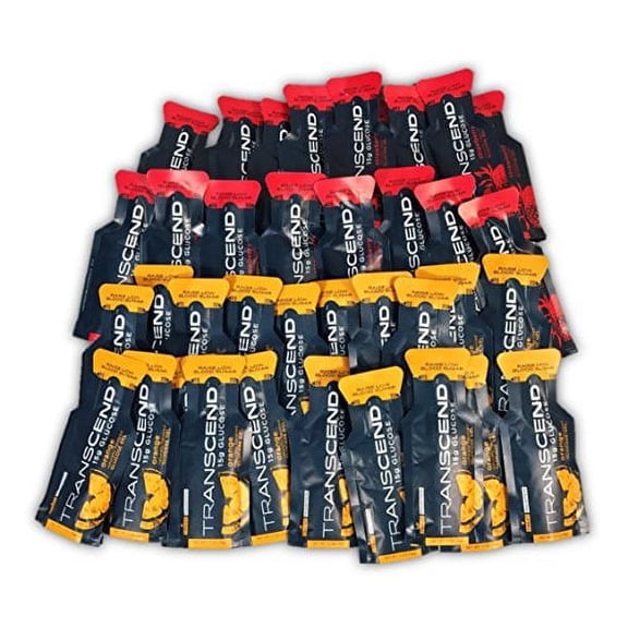 Transcend 15g Glucose Gel - Orange & Strawberry Assortment (40)