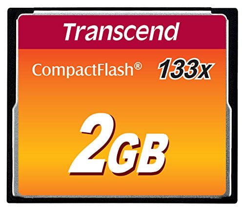 Transcend 2GB CompactFlash Memory Card, 133x Speed, Ideal for Video ...