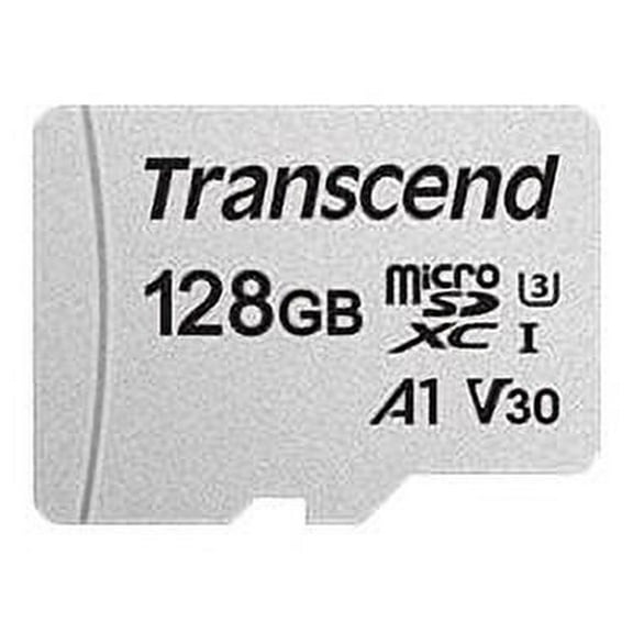 Transcend 300S - Flash memory card (adapter included) - 128 GB - A1 / Video Class V30 / UHS-I U3 - microSDXC