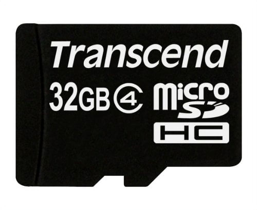 Transcend 32 GB Class 4 microSDHC Flash Memory Card TS32GUSDHC4