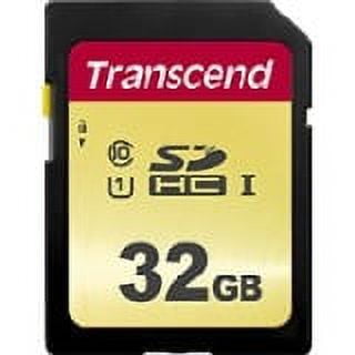 Transcend 32GB 500S UHS-I U1 SDHC Memory Card